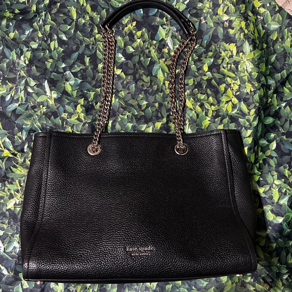 Kate Spade Black Leather Handbag - Picture 2 of 11